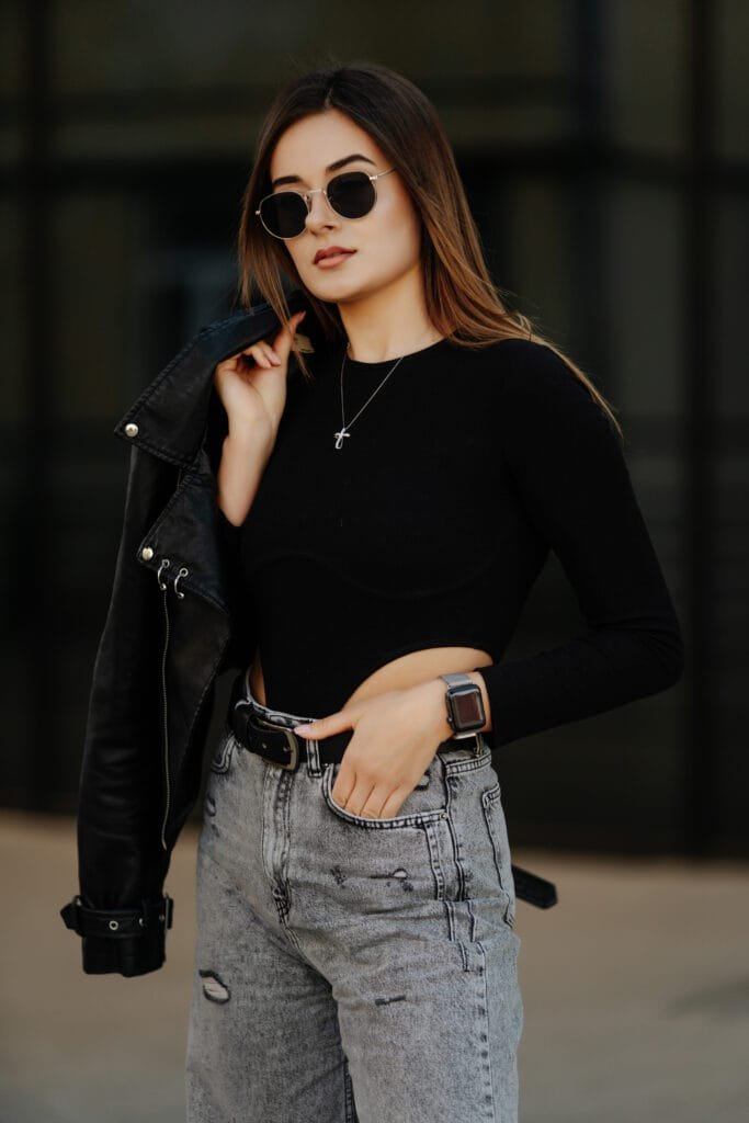 Luxury lifestyle escort model with immaculate styling and grace